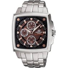 Casio EF331SB-5AV Mens Edifice Solar Power Stainless Steel Multi