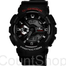 Casio G-shock Ga110-1a | Chronograph | Alarm | Black Resin | 200m |