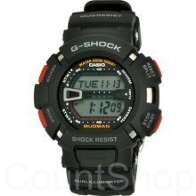 Casio G-Shock Mudman Black with Red Accents Low Temperature G9000-1V