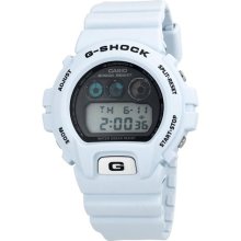 Casio G Shock Quartz Black Dial White Band - Men's Watch DW6900FS ...