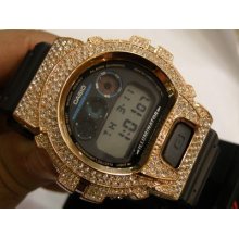 Casio G-shock Shock Diamond Swarovsky 300 Stones Watch Dw-6900/bling/rose/b7