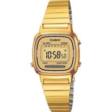 Casio Gold La670 Digital Ladies Watch La670wga-1