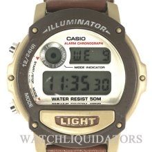 Casio Illuminator Men's 50m Wr Digital Alarm Stopwatch Sports Watch W-87h