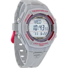 Casio Lws200h-8a Digital Tough Solar Watch Gray Fuchsia