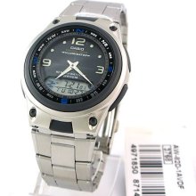 Casio Men Outgear Fishing Moon Phase Watch +warranty Aw82d Aw-82d-1a