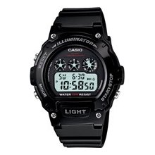 Casio Mens Black Chronograph Watch