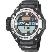 Casio Men's Core SGW400H-1BV Black Resin Quartz Watch with Digital Dial
