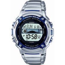 Casio Men's Solar Powered Tide Graph Bracelet Digital Watch W-s210hd-1avcf