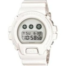 Casio Men's Whiteout DW6900WW-7 White Resin Quartz Watch with Whi ...