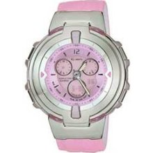 Casio Women's Baby-g Ana-digi Leather