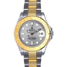 Certified Pre-Owned Rolex Yacht-Master 35mm Two-Tone Watch 168623