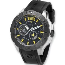 Charles Hubert Blk/yellow Dial Stainless Steel Automatic Watch Xwa4228