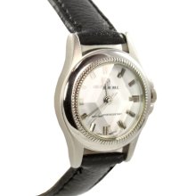 Charlie Jill Charlie Jill Women Watch In White Dial Black Leather Strap