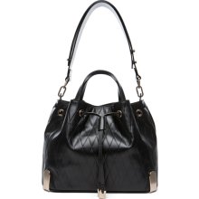 Chloe Charlie Small Shoulder Bag in Black