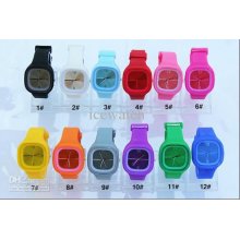 Christmas Promotion 103pcs Lovely Jelly Candy Wrist Silicone Watch U