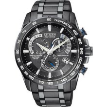 Citizens AT4007-54E Perpetual Chrono AT Men's Bracelet Black Dial