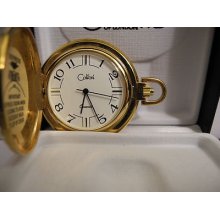 Colibri Swiss Parts Goldtone Pocket Watch