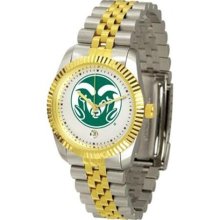 Colorado State Rams CSU NCAA Mens Steel Executive Watch ...