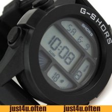 Cool Black Sporty Summer Quartz Wrist Watch Unisex Rubber Band Digital Number