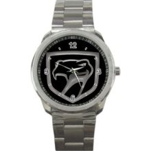 Dodge Viper Logo Car Unisex Sport Metal Watch