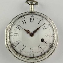 Ealy Oversized Verge Fusee Pocket Watch Eric Norman NorrkÃ¶ping Listed Watchmaker