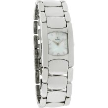 Ebel Beluga Manchette Ladies Mop Diamond Swiss Quartz Watch 9057a21/9850