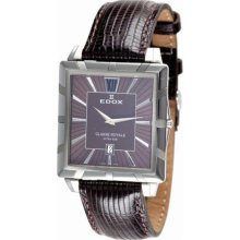 Edox Men's 27029 3 BRIN Ultra Slim Classe Royale Watch ...