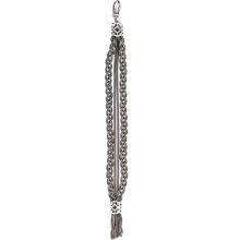 emanuele bicocchi woven silver multiple chain bracelet