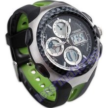 Fashion Led Mens Women Digital Waterproof Quartz Sport Wrist Watch W003e