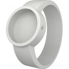 Fullspot O Clock Strap Unisex Quartz Watch With White Dial Analogue Display And White Silicone Bracelet Ocs20-X