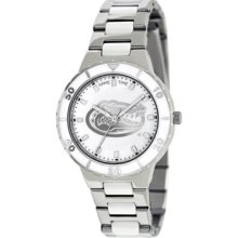 Game Time Watch, Womens University of Florida White Ceramic and Stainl