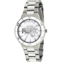 Game Time Watch, Womens Orlando Magic White Ceramic and Stainless Stee