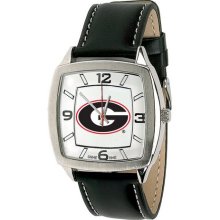 Georgia Bulldogs UGA Mens Vintage Style Retro Watch