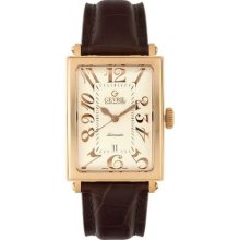 Gevril Men's 5100A Avenue of America Swiss Automatic Rose-Gold Su ...