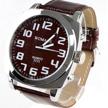 Girl Women Watch Brown Watchband Brown Dial Plate 9225