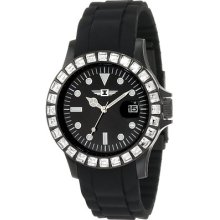 Graduation Gift Grad Ladies Invicta Watch Black And Rhinestone Designer Gift
