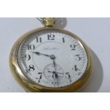 HAMILTON 992 21J Railroad Grade 16s Pocket Watch w/ Montgomery Dial. Circa 1914