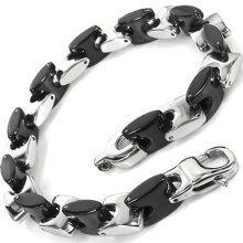 Heavy Men's Stainless Steel Bracelet Bangle Charm Chain Cb11027