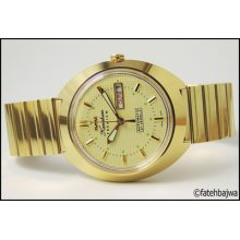 Hmt Kanchan Premium Automatic 21jday-dater Auto Wind Watch 1yr Waranty