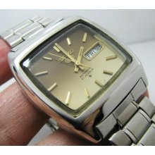 Huge Rare Vintage Seiko 5 6309 Tv Dial Automatic Gents 8.