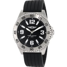 I By Invicta Mens 20036-001 Black Dial Black Silicone Watch