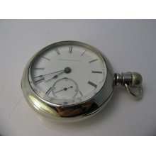 Illinois Pocket watch Size 18 from 1882 working Condition Railroad