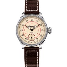 Ingersoll In1001cr Sir Alan Cobham Cream Dial Stainless Automatic Watch
