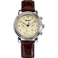 Ingersoll Men's Pullmann IN1821CH Brown Calf Skin Automatic Watch ...