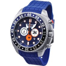 Insignum Forum Blue 3 Eye Chronograph Wrist Watch