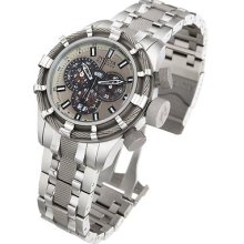 Invicta 0968 Men's Bolt Chronograph Gray Dial Stainless Steel Band Watch