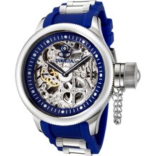 Invicta 1089 Russian Diver Mechanical Blue Polyurethane Men's Watch