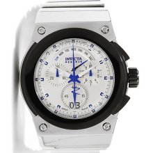 Invicta 11932 Men's Akula Reserve Stainless Steel Band Silver Dial Watch