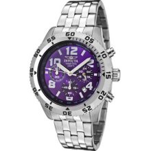Invicta Ii Men's Blue Dial Chronograph Stainless Steel 1489
