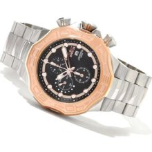 Invicta Mens 12429 Pro Diver Sting Ray Chronograph Steel Bracelet Watch